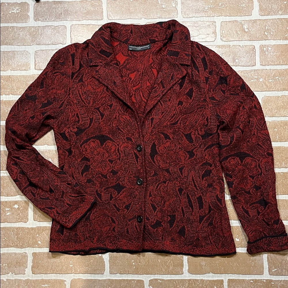 Peruvian Connection Women’s Medium Jacket Rosemea… - image 2